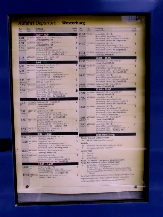 Fahrplan