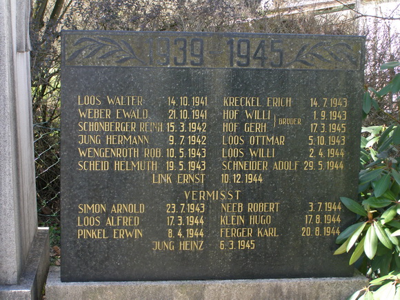 Kriegerdenkmal