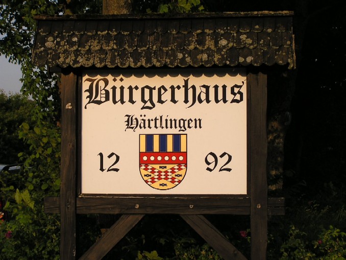 Härtlingen Schild